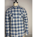 Poplin Plaid Printed Casual Shirt